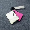 Luxury Nylon Dual Pouch Wristlet Bag Lu Womens Man Pink Designer Plånbok Purse Mini Yoga Key Pouch Clutch Cardholder Coin Purses Key Chain Zip Plånbok Lagringsficka