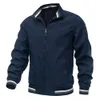 Jassen voor Mannen Lente Fahsion Outwears Effen Kleur Casual Ropa Hombre Jassen Racing Windjack Heren Jas Plus Size 5XL 240308