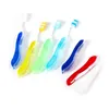 Hygiene Oral Portable Disposable Travel Toothbrush Hiking Travel Toothbrush Tooth Cleaning Tool Folding Toothbrush 240308