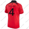 Sydkorea Soccer Jersey New Heung-min Son Kang i Lee National Team 24 25 Football Shirt Kids Kit Set 22 23 Home Away Men Uniform Red Black Fan Player Version