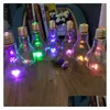 LED RAVE TOY LED LIGHT BB Cup Beverage Bottle 400 ml 500 ml med locket te fruktjuice dricka speciellt bruk för mjölkbutik fartyg droppleverans dh1ps