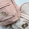 2024 Spring Autumn Kids baby boys School Bag Cute Cartoon Embroidery KS Brand Children Shoulders Cherry Pattern Toddler Bags 240227