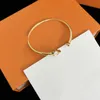 Modisches Kristall-Kleeblatt-Bangle-Armband, luxuriöses Design, Gold, Silber, rosévergoldet, Edelstahl-Armband, Manschettenarmband, Pulsera-Charm für Frauen, Hochzeit, Schmuck, Geschenk