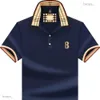 Designer Men's Burrry2 Mens Luxury Polo T-Shirt Men's Polo Men Summer Shirt broderad t-shirt High Street Trend Shirt Top T-shirt M-4XL 347