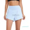 Active Pants Lulu Shorts Yoga-Outfit-Sets Sport Hotty Hot Casual Fitness Yoga Leggings Lady Girl Workout Gym Unterwäsche Laufen mit Reißverschlusstasche auf der Rückseite 240308