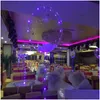 Pompon a LED, Articoli di allegria Palloncino luminoso a LED romantico per la celebrazione del matrimonio Decorazione del bar del partito Up Palloncini luminosi lampeggianti Drop Deliv Dhw9N