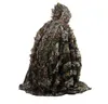 Mantello da caccia Camo 3D Foglia Yowie Ghillie Poncho aperto traspirante Tipo Camouflage Poncho per birdwatching Giacca a vento Vestito da cecchino Gear7147997