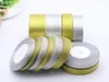 250 Yardsroll Handmade Gold and Silver Onion Ribbon Metallic Luster Wedding Christmas Decoration DIY Webbing Card Gift Wrapping7517688