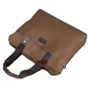 Wallets Casual Canvas Men's Briefcase Large Capacity Handbag Fashion Zipper Male Shoulder Messenger Bag Business Laptop
