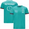 2024 Voor Mercedes Benz F1 Racing T-shirt Formule Een Petronas Motorsport Team Auto Fans Zomer Sneldrogende Ademende Jerseys