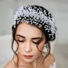 Copricapo in argento Corona da sposa Cristalli con strass Corone nuziali in oro Fascia Accessori per capelli Diademi per feste Barocco Chic Enageme5672706