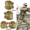 Kamuflaż taktyczny łokieć kolanowa Airsoft CS Protection Army Outdoor Sport Hunting Knee Pad bezpieczeństwa Podkładki ochronne 240226