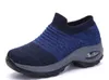 Grande taille hommes femmes chaussures rembourrées volants tissés chaussures de sport couvre-pieds commerce extérieur chaussures décontractées GAI chaussettes chaussures à la mode polyvalent 35-44 28