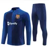 24 25 Barcelona toursuit Barca piłka nożna i dzieci ustawiają dorosłych chłopców Lewandowski Pedri Training Suit 23 24 BARCELONA Trening Stretch TrackSuits