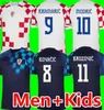 Fotbollströjor 2022 2023 Croacia Modric National Team Mandzukic Perisic Kalinic 22 23 Football Shirt Kovacic Rakitic Kramaric UniformSh240308