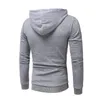 Hoodies Men długie rękawowe swobodne bluza z kapturem męska Biała z kapturem Tracksuit Coat Sportswear plus size S-3XL 240219