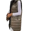 女性のトレンチコートベストフード付き女性パーカスブラックジャケット韓国春秋冬の長いマキシキルトポケット暖かい2024アウトウェア薄い