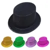 Berets Glittering Plastic Fedora Hat Cap Fancy Dress Costume Accessories Drop