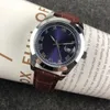 Fashon Mens Watches for Men datejust Just Just watchトップブランドレザーストラップビジネスクォーツリストウォッチマンクリスマスギフト父2660