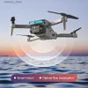Drones XT9 RC Helicopter Follow Me Obstacle Avoidance Mini VR Drone 4k HD Folding Quadcopter With Electrical Control Camera Free Return Q240308