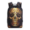 Backpack Fashion Skull Printing Designer Backpacks Students School Polyester Travel Bags 8 Color3350