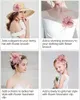 Broszki 1pcs panieńskie akcesoria fryzury fryzury dla kobiet nakrycia głowy z piórami broszka z piór