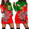 Liefde Portugal Land Vlag Harajuku Nieuwigheid 3D Print Herfst Hoodies Dres Casual Wear Lange Mouw Capuchon Dress1 240223