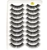 2019 Nya 10 par 100 Real Mink Eyelashes 3D Natural False Eyelashes Mink Lashes Soft Eyelash Extension Makeup Kit Cilios 1318543583