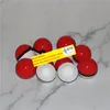 Pokeball recipiente de silicone frascos de cera grau alimentício gel de silicone caixa de armazenamento em forma de bola para vaporizador de ervas secas vidro bong acessórios ll