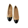 ballerines ballet flats quilted leather designer shoes women ballerina flats pumps loafer low heel slingback black white wool glitter fabric comfort shoe