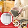 Food Jars Canisters Grain Dispenser Container Countertop Food Storage Tank Kitchen Dry Beans Box Clear Rice Cereal Jar 1 7L L240308