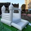 wholesale 3x3m (10x10ft) maison de rebond gonflable blanche pour enfants en PVC pastel avec fosse à balles videur pour bébé moonwalks sautant équipement de jeu doux pour château gonflable