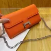 New Trendy High End Fashion Single Shoulder Bag Crossbody H-buckle Women's Handheld Bag Wallet