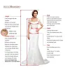 Glitter sjöjungfrun Split aftonklänningar Sexig V-ringning veck paljett prom Gownsparty vestidos