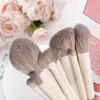 10pcs makijaż makijażowy makijaż Makeup Brush Brush luźne pędzel w proszku cień do powiek Zogrzasty podkład narzędzia piękności 240229