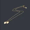 designer ketting mode ketting gouden ketting hart ketting luxe sieraden designer ketting Rose Gold Valentijnsdag geschenk sieraden met doos snelle verzending