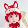 Accessori per capelli Cappello da bambino super carino in autunno e inverno Berretto da 6 mesi con protezione per le orecchie calda in lana lavorata a maglia per ragazzi e ragazze