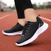 Freizeitschuhe für Männer und Frauen für Schwarz, Weiß, Rosa, atmungsaktiver, bequemer Sporttrainer-Sneaker, Farbe 24, Größe 35–41