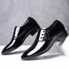 Casual Shoes 2024 Classic Business Men's Dressing Fashion Formal Wedding Men Slip On Office Oxford For Brown Sneakers