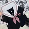 JK Korean uniform suit Japanese student pleated skirt college style school outfit Sailor cosplay japanese 240301