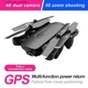 Drones Drone G 4K 5G WiFi real-time video FPV quadcopter vlucht gedurende 25 minuten Rc afstand 1000 meter Drone high-definition groothoek dubbele camera Q240308