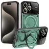 Mobiele Telefoon Gevallen Gevallen Voor Iphone 15 14 13 12 11 Mini Plus Max X Xr Xs 8 7 magsafe Ring Stand Mutil Functie Case Luxe Cover 240304