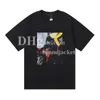 T-shirt stampate con lettere da uomo firmate top estivi skateboard streetwear casual maniche corte larghe per uomo donna