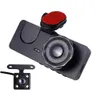 Car Dvrs New 3-Lens 1080P 2.0Inch Car Dvr Hdinside Vehicle Dash Way Registrator Camcorder Dashcam Dvrs Recorder Video Camera Camthree Dhe2P