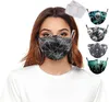 Crâne Animal Lion Dessin Animé Impression Masques Bouche Adulte Réutilisable Lavable Tissu Masque De Protection PM 25 Poussière Masks2698416