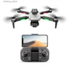 Drones M1S Drone 4K Profesional Triple Camera Brushless Motor Obstacle Avoidance Aerial Photography Foldable Rc Quadcopter Apron Sell Q240308
