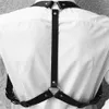 Belts 1pc Sexy Women Mature Men Gentleman Adjustable Leather Body Chest Harness Belt Black Punk Fancy Costume Clothing Accessories234d