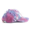 Ball Caps Fashion Tie-Dye Baseball Men Women Casual Hat Travel Sport Trucker Cap Autumn Dad Plain Curved Sun Visor Gorros