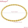 Adixyn 4pcslot Twisted Bangle Goud Kleur Dubai Afrikaanse Armband Arabische Midden-oosten Bruids Bruiloft Sieraden N071017 240308