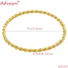 Adixyn 4pcslot Twisted Bangle Gold Color Dubai African Bracelet Arab Middle East Bridal Wedding Jewelry N071017 240308